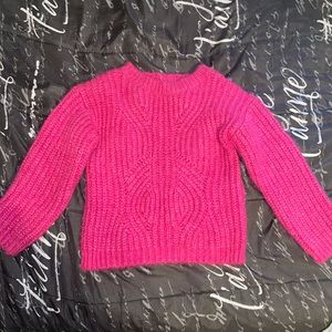 Cable knit sweater